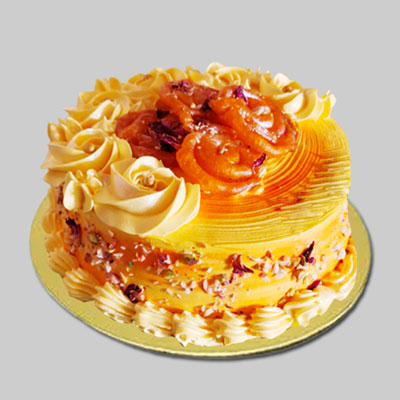 "Floral Bouquet Design Pineapple Cake - 3 Kgs (Code F07) - Click here to View more details about this Product